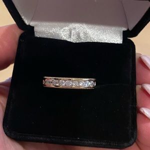 Two Colour Edged 14ct Yellow And White Gold 4mm Wedding Ring main image 0